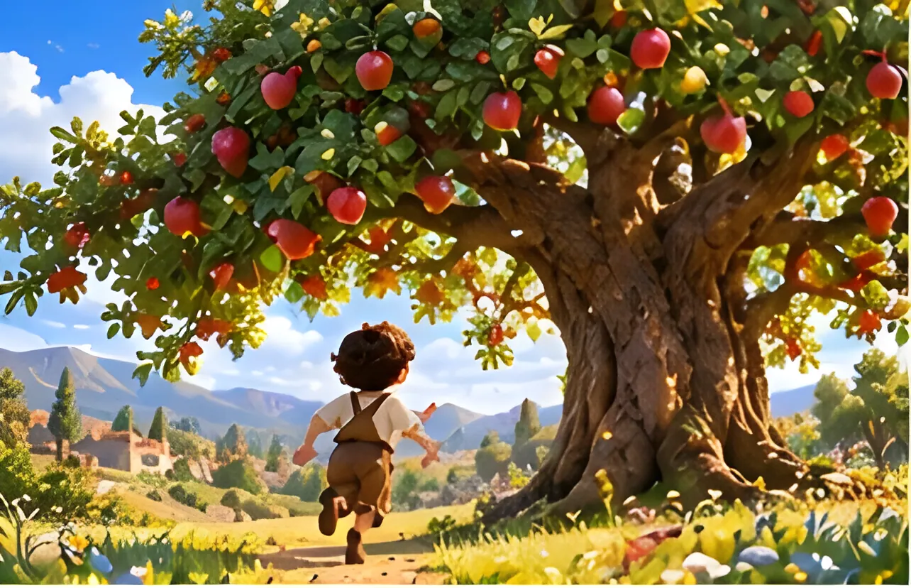 The Boy and the Apple Tree